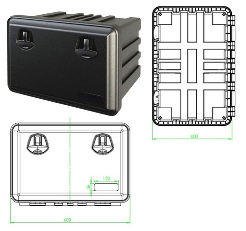 Coffre outils pour camion - pour,