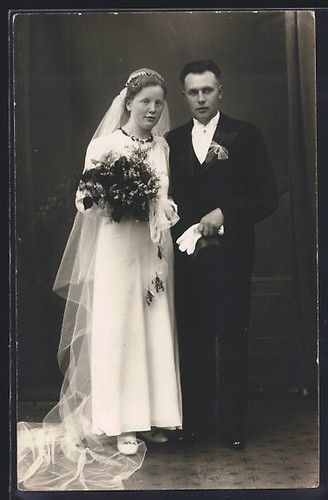 Carte postale photo couple - , de