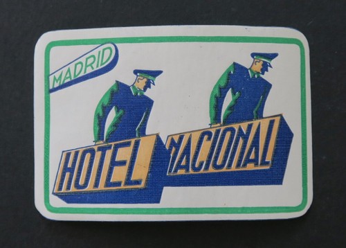 Ancienne étiquette hotel - ancienne,