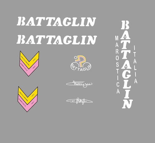 Battaglin bicycle decals - battaglin,