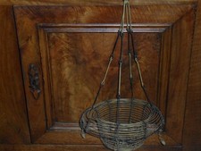 Ancien panier fil de fer à