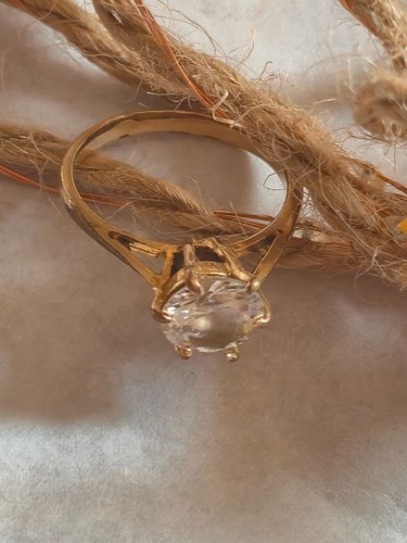 Bague solitaire vintage - bague,