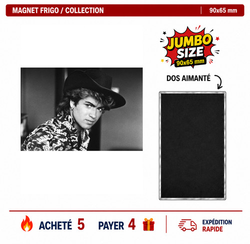 Magnet frigo george michael - magnet,