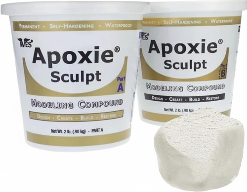 Apoxie sculpt part modeling - 2,