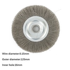 Brosse de roue à fil