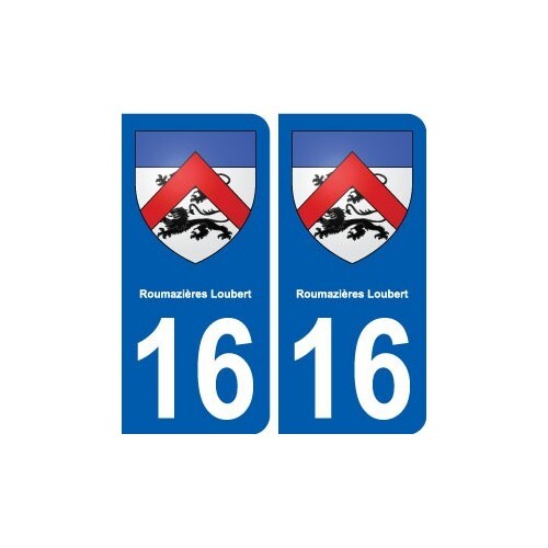 Roumazières loubert blason - 16,