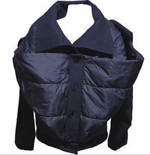 Magnifique  et rare veste  doudoune bleu marine Marithé et François Girbaud