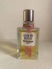 Ancien petit flacon parfum Cuir de Russie Florineige
