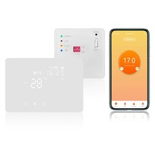 Thermostat sans Fil avec RF Récepteur WiFi pour Chaudiere Gaz/Chauffage au So...