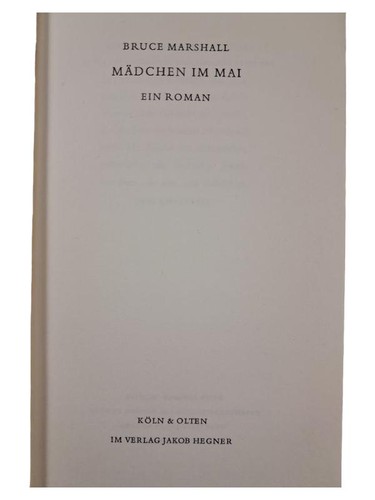 Bruce marshall fille mai - fille, en