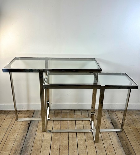 Console double métal - double, en