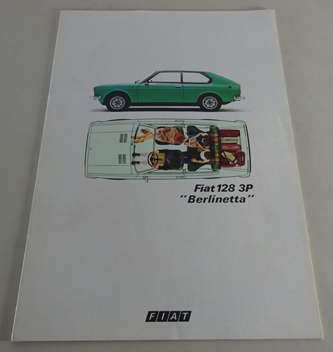 Brochure fiat 128 - brochure, 3p