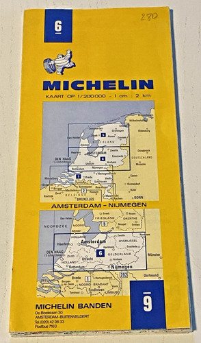 Michelin carte routière 6 - carte,