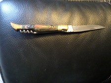 ancien couteau laguiole avec tire-bouchon