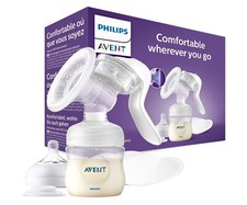 Tire-Lait Natural Motion Philips Avent + biberon 125ml + tétine + 2 coussinets