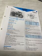 Suzuki GSX-R750 1991 GR7AD GSX-R 750 Fiche technique moto RMT ETAI