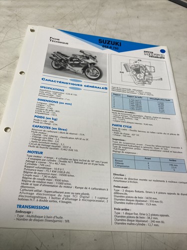 Suzuki gsx r750 1991 - 1991, gr7ad