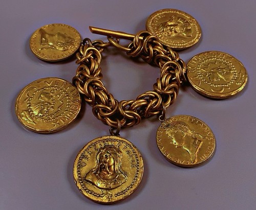 Ancien gros bracelet pièces - gros,