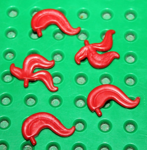 Lego castle red - plume, 3