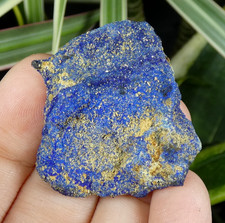 Nodule plat Azurite Chessylite Chessy les Mines 3.5x3.5cm France collection