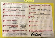 Buvard Pub Publicitaire Sarbach Châtillon dur chalaronne