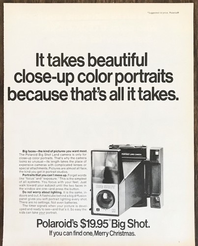 1971 polaroid big - 1971, camera