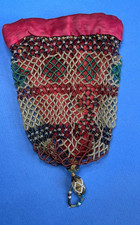 BOURSE en filet de perles -