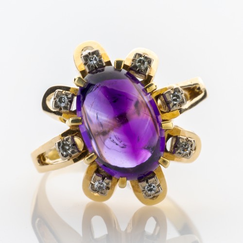 Vintage 585 gold ring with