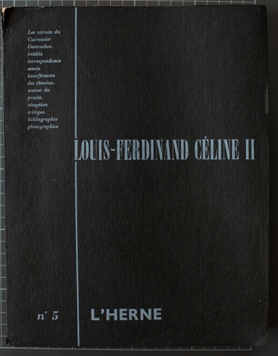 Cahiers herne 5 - cahiers,