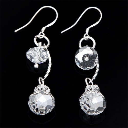 Boucle oreille cristal - d'oreille, femme