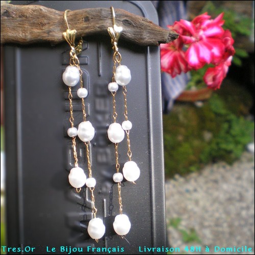 Boucles oreille longues - d'oreille,