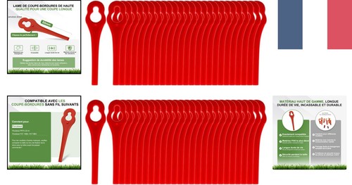 Lot 100 lames tondeuses - lot, de
