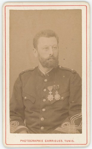 Cdv militaire 1882 camille de - militaire,