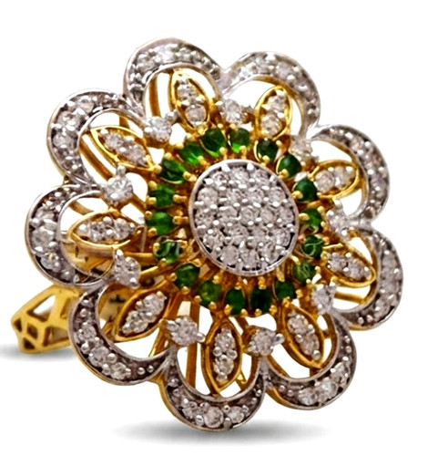 Bague mariage émeraude en - bague,