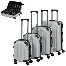 AREBOS Set de 4 valises de voyage Valises à coque dure Set de valises S-M-L-XL