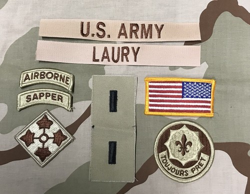 Army patch lot - lot, dcu