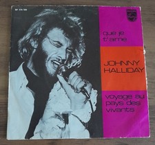 RARE 45 Tours (7") - JOHNNY HALLYDAY  - MADE IN HOLLANDE