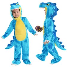 Costume TRex bleu, combinaison