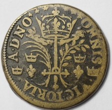 LOUIS XIII : RARE PETIT JETON ND