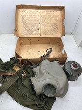 Original WW2 Finlandais / Allemand Maison Avant Civil Masque De M39 1939 -