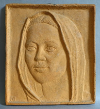 Bas-relief en terre cuite à