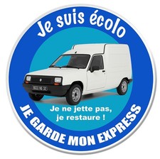 Sticker suis ecolo garde - ecolo,