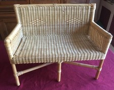 Banquette en rotin pour enfant