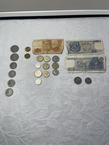 Lot monnaies billets - lot,