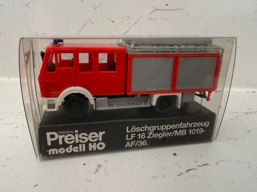 Preiser camion pompier - preiser,