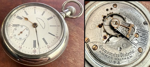 Chronomètre poche waltham - de,