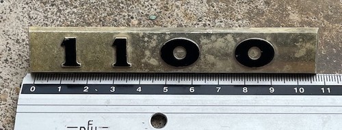 Simca 1100 sigle emblème logo - 1100,