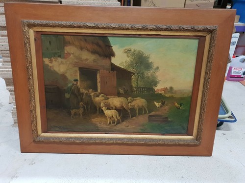 Huile sur toile céramano - huile,