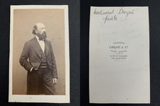 Carjat, Paris, Ferdinand Dugué, poète Vintage carte de visite, CDV.Ferdinand D