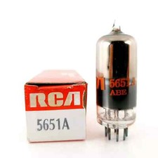 TUBE 5651A RCA   NOS NIB NEUF  en boîte